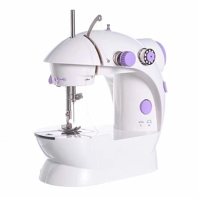 in USA-Eu-Stromadapter-einfachen Hand-Mini Small Button Girl Sewing-Maschinen des Vorrat-202 mit nähendem Tabellen-Licht für die Stoffe rosa